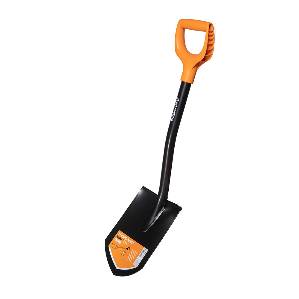 Лопата Fiskars Solid штыковая укороченная 1026667 — Фото 3